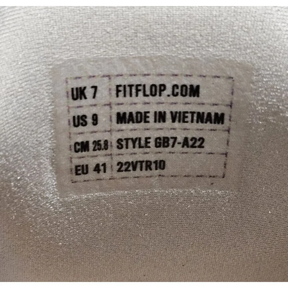 Fitflilop Vitamin FFX Water Resistant Knit Sports Sneakers Clay Grey EUC Men's 9